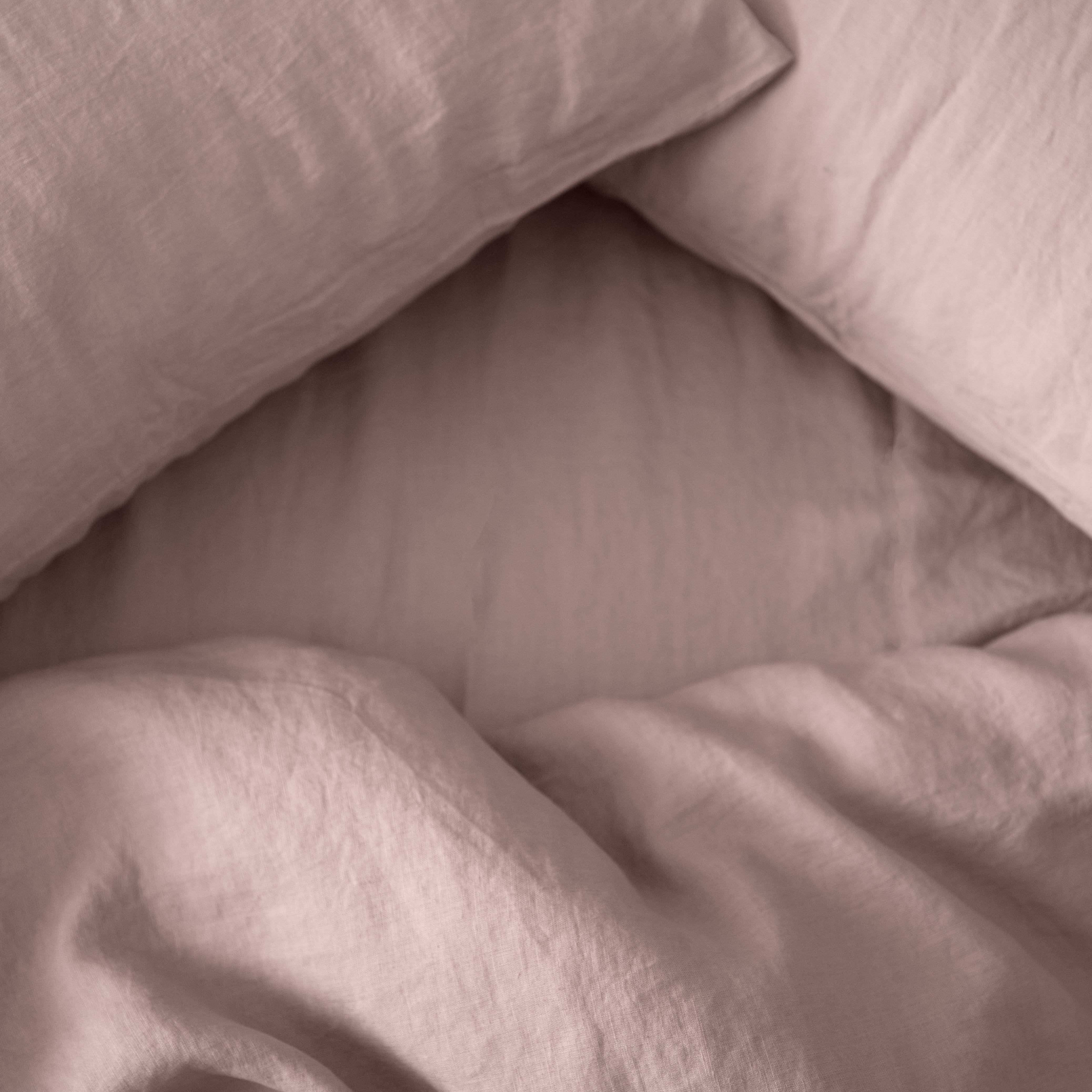 Dusky Pink Linen Duvet Cover l The Linen Project thelinenproject