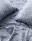 Denim Linen Pillowcases - Pair