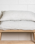 Pinstripe 100% Pure French Flax Linen Pillowcase
