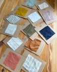Collection of 100% Pure French Flax Linen Bedding Samples