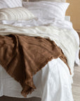 Dune linen throw