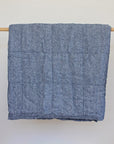 denim linen quilt