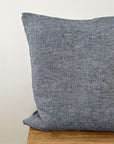 Denim linen cushion cover