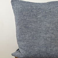 Denim linen cushion cover