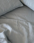 Sage Green Linen Duvet Cover