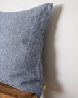 Denim linen cushion