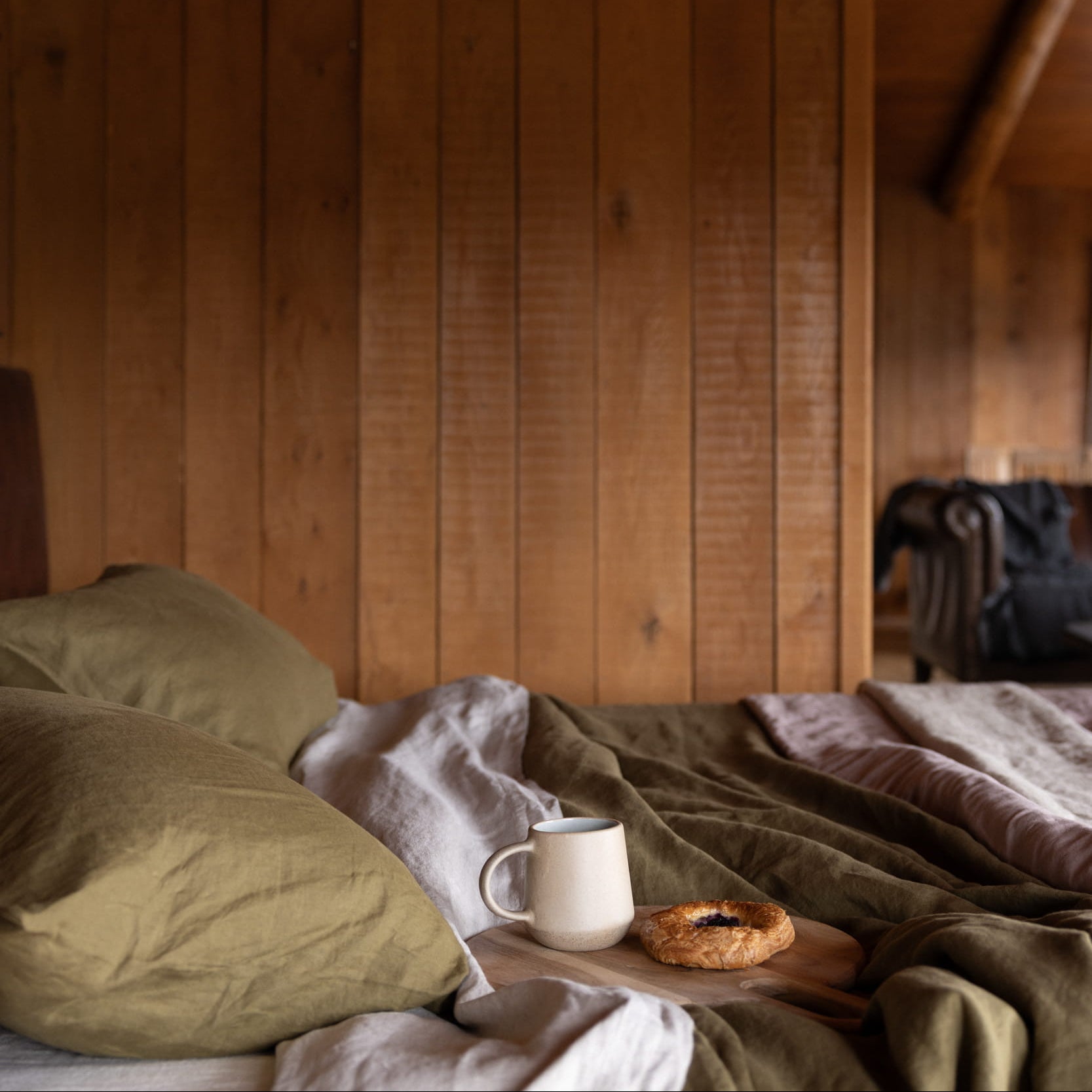 olive linen duvet cover