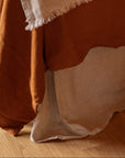 Natural linen valance