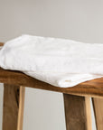 White Linen Pillowcases - Pair