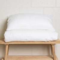Pinstripe 100% Pure French Flax Linen Fitted Sheet