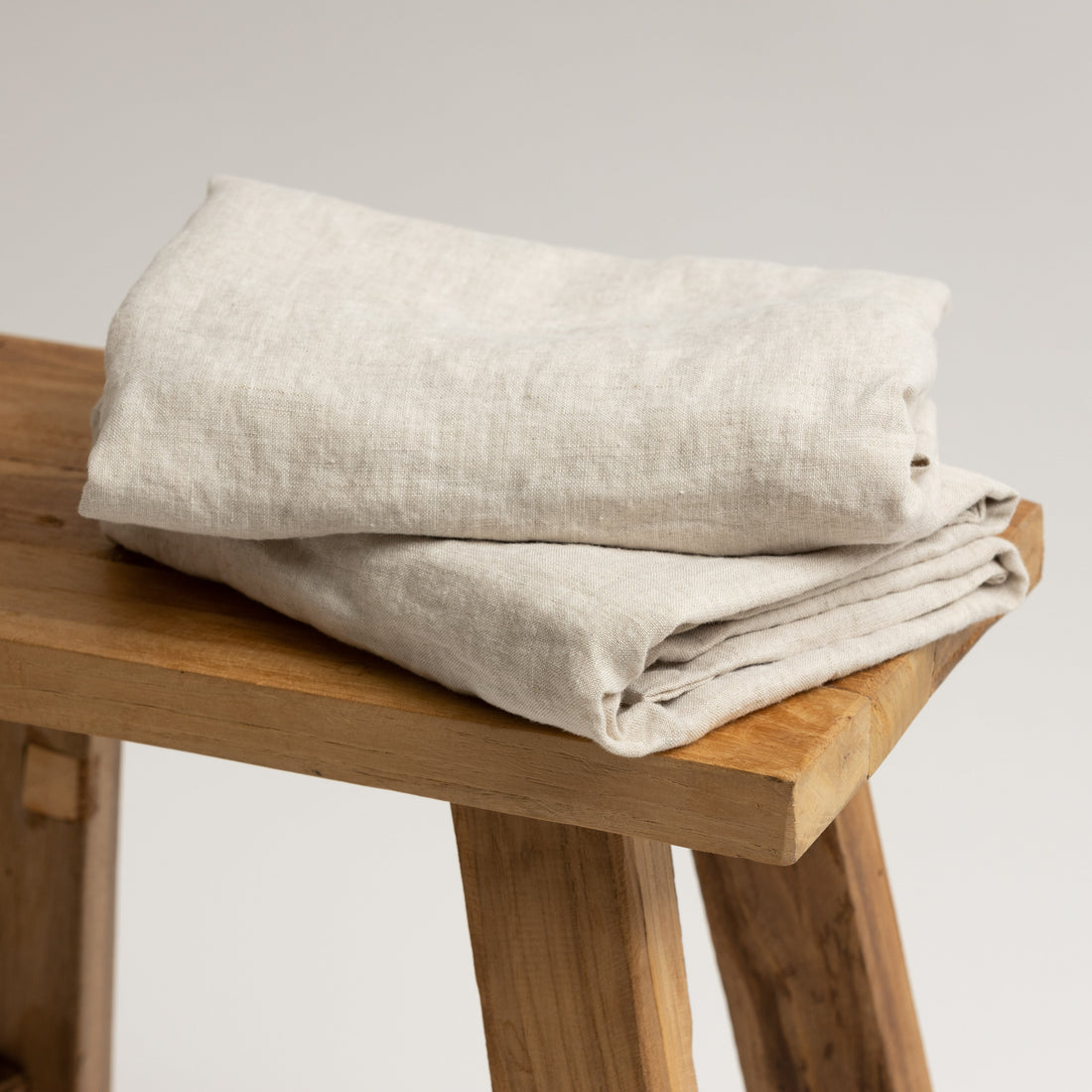 Natural Linen Pillowcases - Pair
