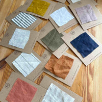 Collection of  100% Pure French Flax Linen Bedding Samples