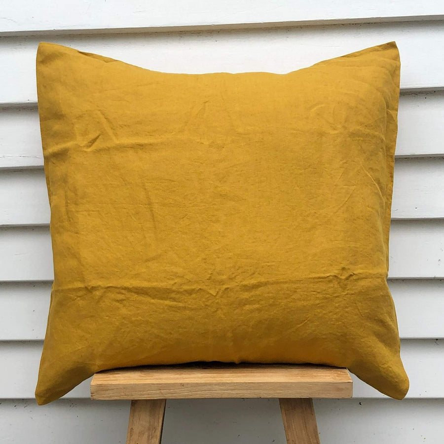 Mustard european pillowcases best sale