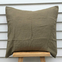 Olive 100% Pure French Flax Linen Pillowcase