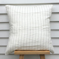 Wide Stripe 100% Pure French Flax Linen Pillowcase