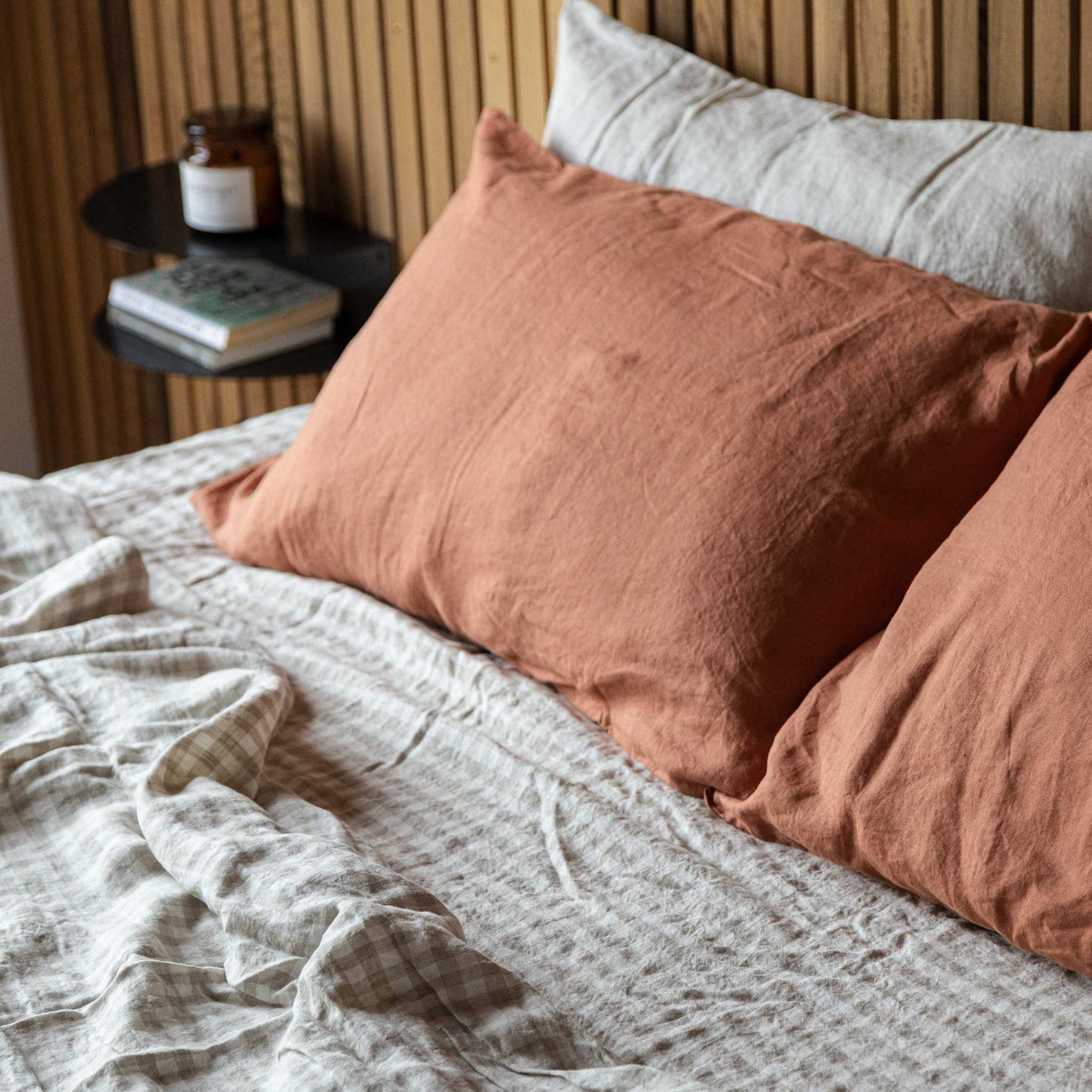 Clay 100% Pure French Flax Linen Duvet Cover