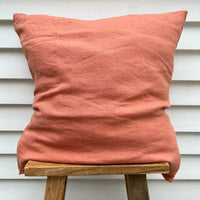Clay Linen Pillowcases - Pair