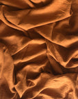 Rust 100% Pure French Flax Linen Duvet Cover